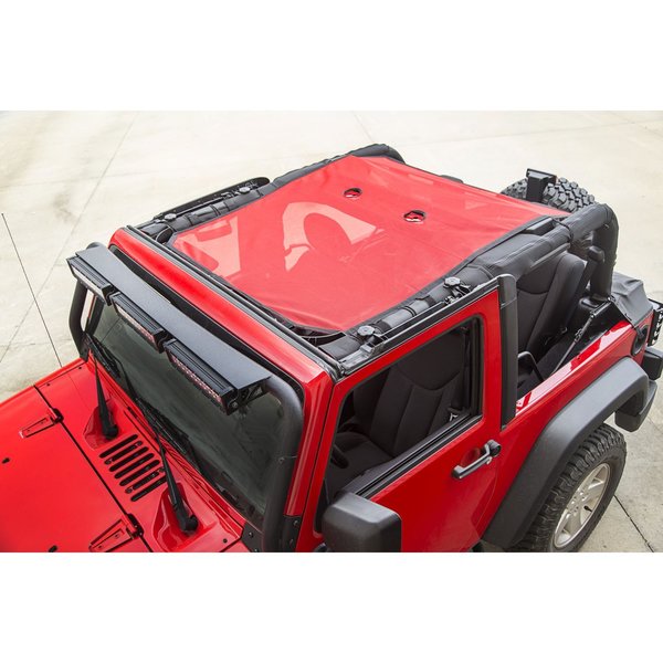 Rugged Ridge ECLIPSE SUN SHADE, RED, 2-DR, 07-15 WRANGLER JK 13579.26